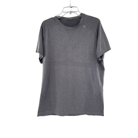 lululemon athletica Other - Lululemon Mens Heathered Gray Short Sleeve T-Shirt Size L